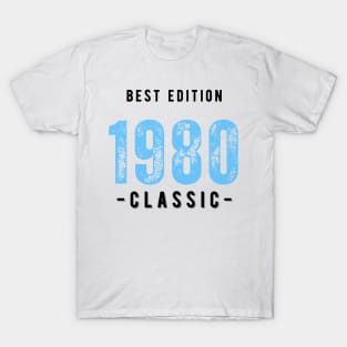 Vintage Birthday Year 1980 T-Shirt